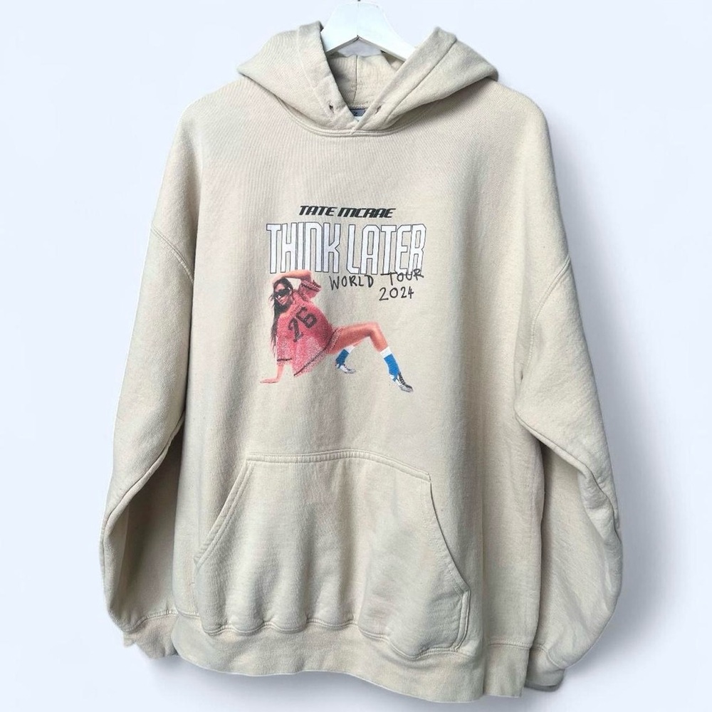 Tate Mcrae “Think Later” World Tour Hoodie Size XL